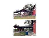 自贡大山铺大学堂仿古装饰